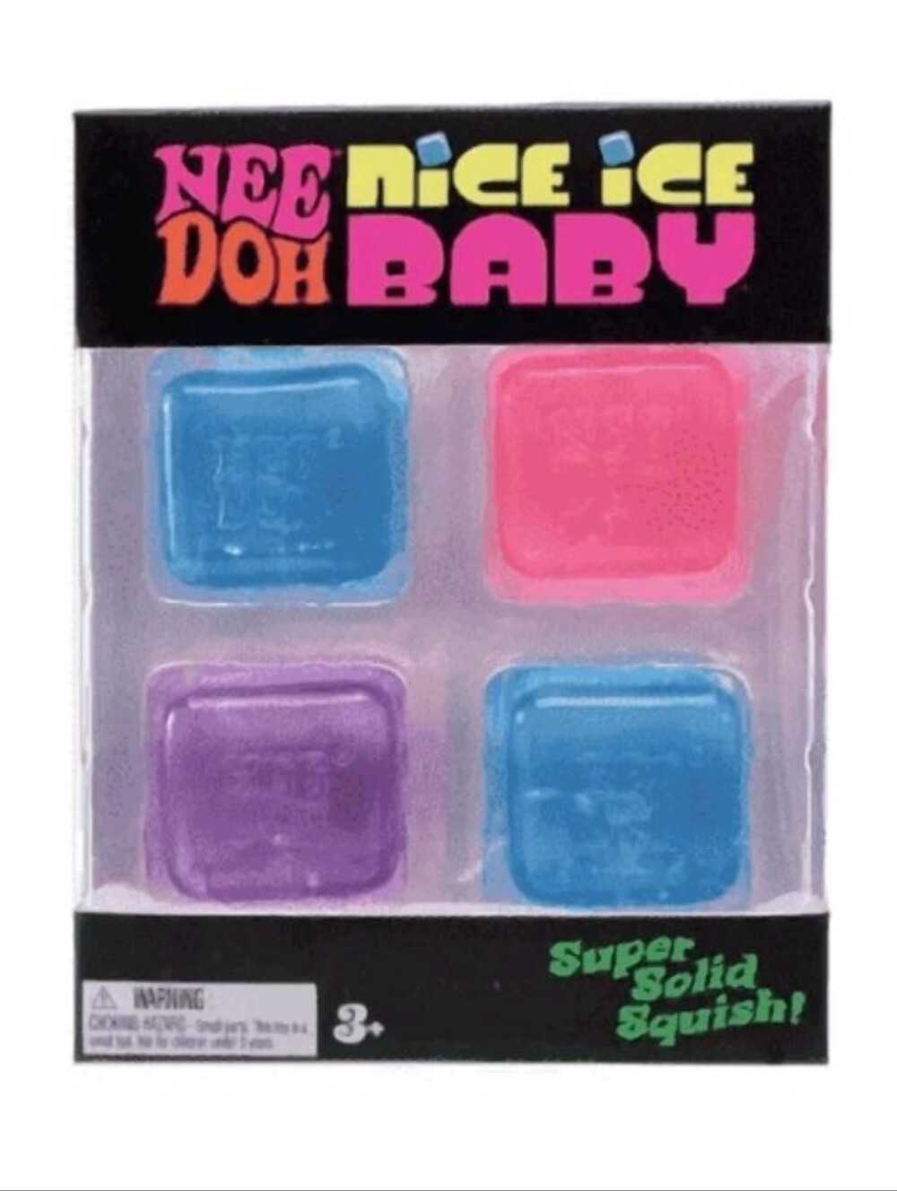 Needoh Nice Ice Baby Squishy Toy - 4 Pack